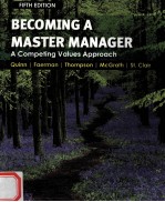 BECOMING A MASTER MANAGER A COMPETING VALUES APPROACH FIFTH EDITION