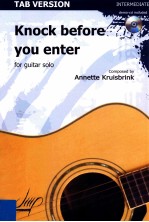 Knock before you Enter for guitar solo intermediate