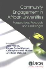 COMMUNITY ENGAGEMENT IN AFRICAN UNIVERSITIES PERSPECTIVES