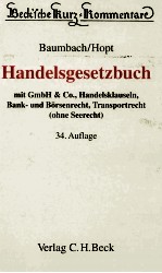 HANDELSGESETZBUCH BAND 9