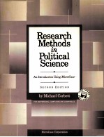 RESEARCH METHODS IN POLITICAL SCIENCE AN INTRODUCTION USING MICROCASE SECOND EDITION