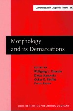 Morphology and Its Demarcations