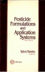 PESTICIDE FORMULATIONS AND APPLICATION SYSTEMS: FIFTH VOLUME