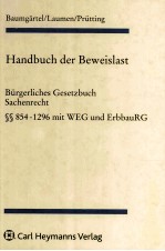 BURGERLICHES GESETZBUCH SACHENRECHT