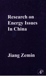 Research on energy issues in China