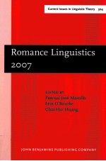 Romance Linguistics 2007