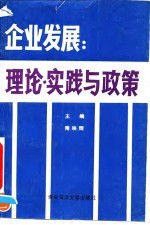 企业发展 理论、实践与政策