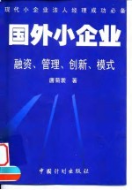 国外小企业 融资、管理、创新、模式