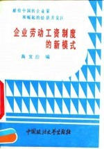 企业劳动工资制度的新模式 中国经济特区的劳动工资和社会保险制度